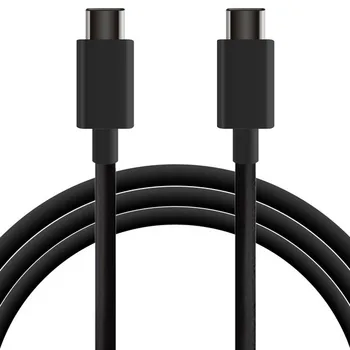 

USB-C to USB-C Cable KSIX 1 m Black