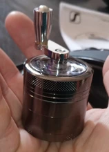 Tobacco Grinder Pipe-Accessories Smoke-Cutter Herbal-Herb Weed Smoking Alloy Spice Gold