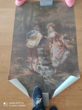 Wallpaper Oil-Paintings Decorative Photo-Murals Custom Classical Ceiling European-Style