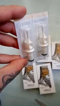 20 piezas cartucho de agujas de tatuaje QUELLE RL (revestimiento redondo) para máquina giratoria de Captainink