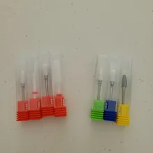 Dmoley-broca de clavo de cerámica para manicura, taladro eléctrico para máquina fresadora, limas de uñas, amortiguador, accesorios de equipo de arte de uñas