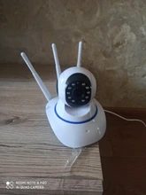 Cámara de vigilancia de seguridad para el hogar, videocámara IP de 1080P, inalámbrica, con detección de movimiento, 360 PTZ, Monitor de bebé