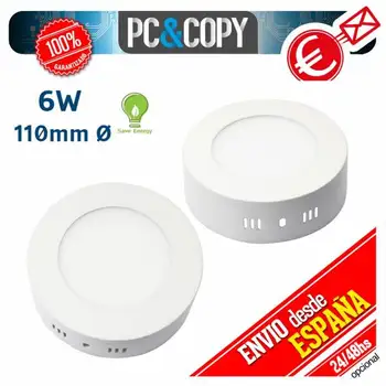 

Ceiling Plafon Panel LED surface 6W Circular white light 110mm Downlight