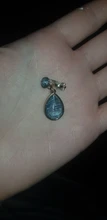 Pendientes con Clip de gota de agua geométricos para mujer, temperamento Simple japonés, piedra de cristal azul, sin Piercing, regalo para niña y mujer coreana