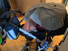 Accesorios de cochecito de bebé, toldo de protección solar, carrito de cuna, piezas de cochecito, toldo con bolsa de tela de transporte, pieza de cochecito infantil