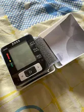 ZOSS-esfigmomanómetro de muñeca, Monitor de presión arterial, frecuencia cardíaca, tonómetro portátil, inglés o ruso