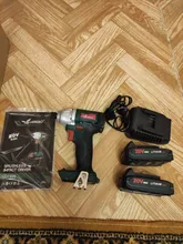 20V Cordless Screwdriver Brushless Electric Screwdriver Auto-stop Mode 2 Speed LED Light