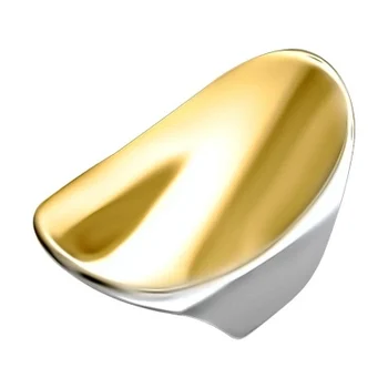 

Esthete ring made of silver with gilding