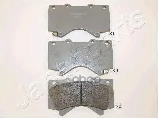 Колодки Тормозные Toyota Land Cruiser J200 4.5d/4.7 07-/Lexus Lx570 08- Передние Japanparts Pa272af Japanparts арт. PA272AF