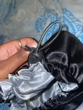 Reversible Satin Hat Bonnet Hair-Caps Head-Cover Hair-Styling-Accessories Curly Adjust