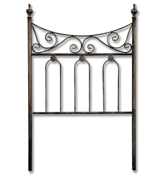 

Header from forging's bed rustic color black with gold aged