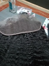 Extensiones de cabello humano rizado, con cierre Frontal mechones 3 o 4, 13x4, 28 y 30 pulgadas, tejido brasileño y cierre de encaje