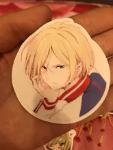 ¡10/30/50 unids/pack anime japonés YURI! Pegatinas de hielo en escamas para coches, motocicletas, juguetes para niños, equipaje, Skateboards, ordenador