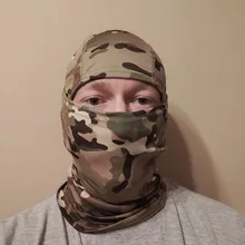 Pasamontañas de camuflaje táctico, máscara facial CS completa, juego de guerra, caza del ejército, deportes de ciclismo, casco con forro, militar, Multicam, CP, bufanda
