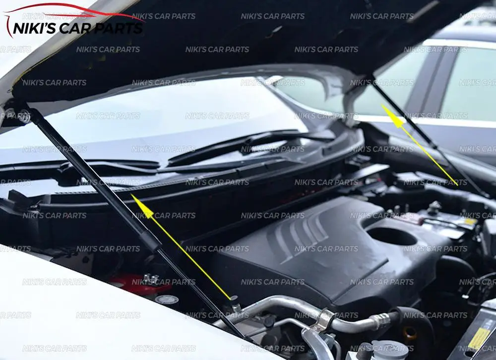 Стойки амортизатора капота для Nissan X-Trail- нержавеющая сталь 1 комплект/2 шт. литье украшение автомобиля Стайлинг внешний