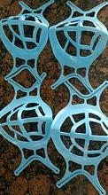 Soporte para mascarilla de silicona con válvula 3D, transpirable, ayuda a respirar, cojín interior, soporte para mascarilla de grado alimenticio