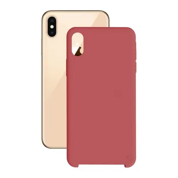 

Mobile cover Iphone Xs Max KSIX Soft Red