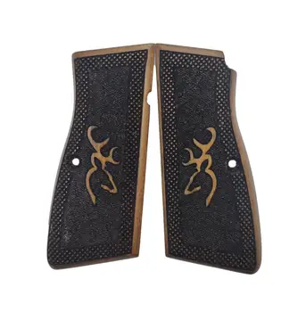 

Belgium Browning Laser Cutting Walnut Tree Wooden Grip Model.44