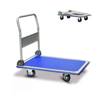 

Folding Handle Platform Hand Truck Cart, Suports 150 kg