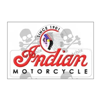 

INDIAN MOTORCYCLE XXL embroidery Parche iron patch gestickter patch Toppa ricamata patch brode remendo embroidery Size: 27cm