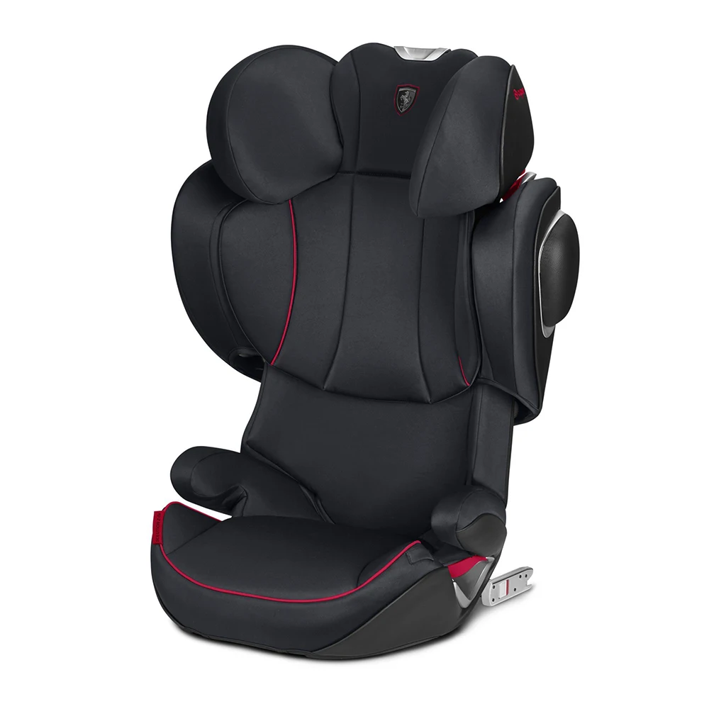Черный Детское автокресло Cybex Solution Z-Fix, Гр 2/3, 15- 36 кг, с 3 до 12 лет - Цвет: Черный
