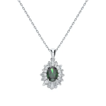 

Silver necklace with cubic zirconium sunlight sample 925
