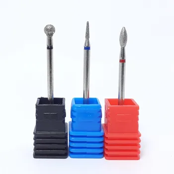 

Natury Nails Set 3 professional diamond cutters for nail lathe. Brush for Russian manicure, enamels, sculpted nails