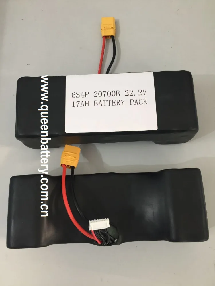 6S4P 22,2 в 21,6 в NCR20700B 20700B аккумулятор 20700 17AH с 11c 14AWG свинцовые кабели XT90 spark arrestor с 10 см балансировочный кабель JST разъем для беспилотного дрона