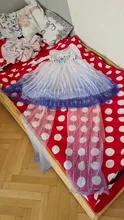 Snow Girls Dress Princess Costume Halloween Carnival Children Dress up Kids Dresses 