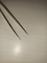 Pinzas puntiagudas de acero inoxidable alargadas, Grado Industrial, 18CM, para herramienta de reparación de teléfonos móviles