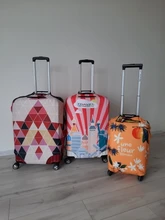 Funda protectora para maleta, accesorios de viaje más gruesos, funda antipolvo para equipaje elástico, aplicable a maleta de 18 -32