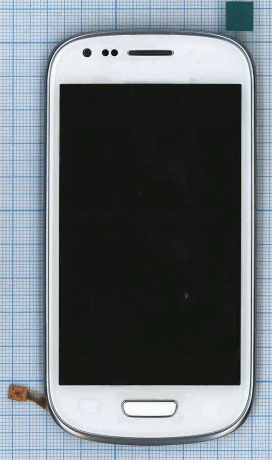 Модуль (матрица + тачскрин) для Samsung Galaxy S3 III mini GT-I8190 белый с рамкой | Мобильные