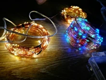 String-Light Timing-Battery Christmas-Decoration Remote-Control Festive Party Copper