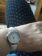 Reloj de cuarzo con movimiento japonés para mujer, pulsera de cuarzo con números arábigos, esfera sencilla, correa de cuero PU, Color caramelo