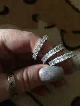 Huitan-Anillo de lujo para mujer, Micro pavé grande redondo/cuadrado/ovalado de CZ, joyería de boda, regalo de amor para esposa, alta calidad