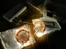 String-Light Timing-Battery Christmas-Decoration Remote-Control Festive Party Copper