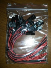 Promotion! 10Pairs 15cm Long JST SM 2Pins Plug Male to Female Wire Connector