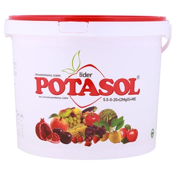 

LİDER POTASOL PLUS ® 5,5-0-20+(2MgO)+ME 10KG