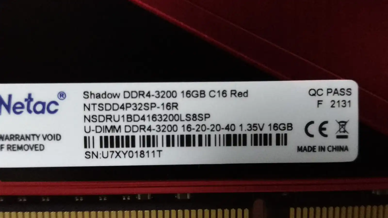 Netac ddr4 3200 16gb. Netac ddr4 3200 16gb
