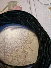 Expandable Sleeving Cable-Wire Braided Snakeskin Flat 16MM Black Blue Green 10MM 12MM