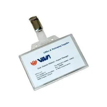 

Portanome transparent hard ABS and metal 138150 Viva18.29