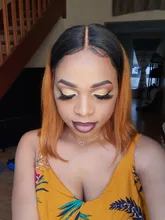 Resaltar peluca Ombre marrón rubio miel Bob corto peluca HD peluca con malla frontal Pre arrancado pelucas de encaje para mujer pelucas de cabello humano cierre 4x4