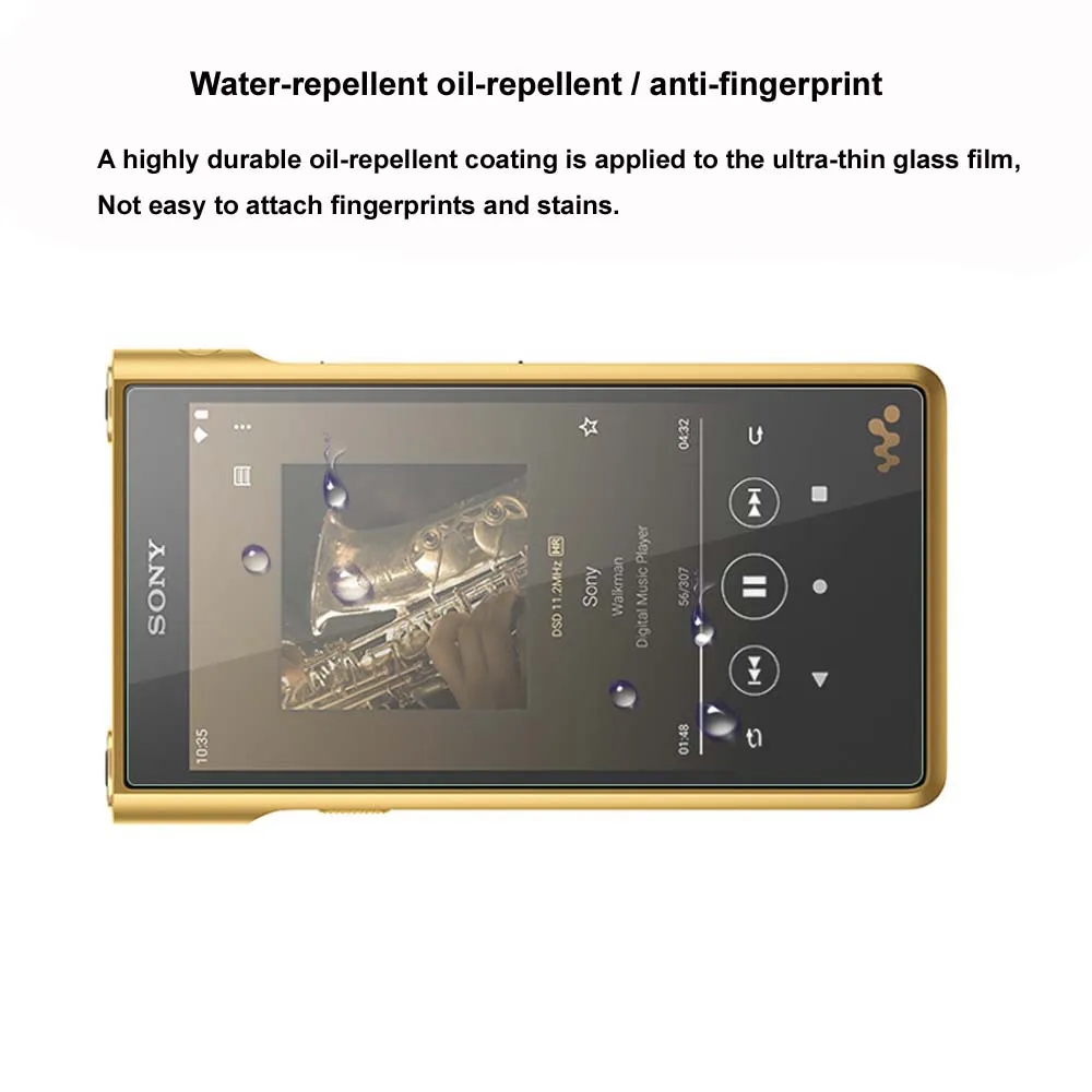 Music Player Screen Protector for Sony Walkman NW-WM1AM2 WM1AM2 NW-WM1ZM2 WM1ZM2 Tempered Glass Film