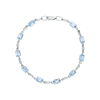 

Silver Bracelet with cubic zirconia sunlight sample 925