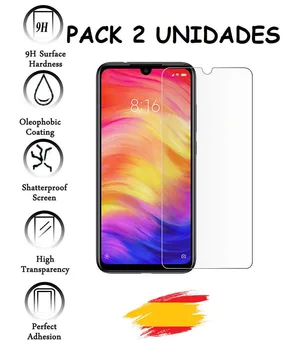 

2X Protector for XIAOMI note redmi 8 Tempered glass crystal Shockproof 9 h, 2 Units