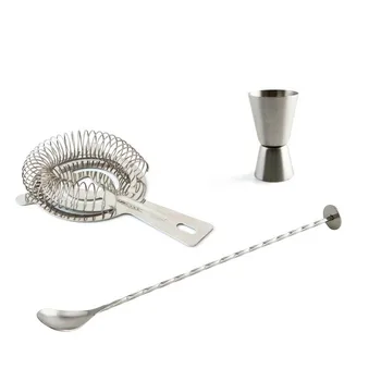 

Cocktail Set Quid Mi Bar Stainless steel (27cm - 19 x 10 x 2 cm - 2/4 CL) (3 pcs)