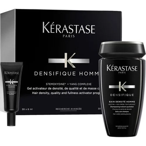 Fader fage Til sandheden Dynamics Kerastase Densifique Homme Hair Thickening Gel 30X6Ml Homme Shampoo 250Ml  New Set
