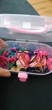 40 unids/lote pelo accesorios caja de regalo elástico para el pelo flor pelo Clip arcos nuevo diadema lindo cintas para los niños