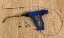 Veterinarios arma de alimentación 50ml 30ml 20ml 10ml continua Drench arma para el ganado, ovejas, cabras, los animales Oral de inyección y de perfusión