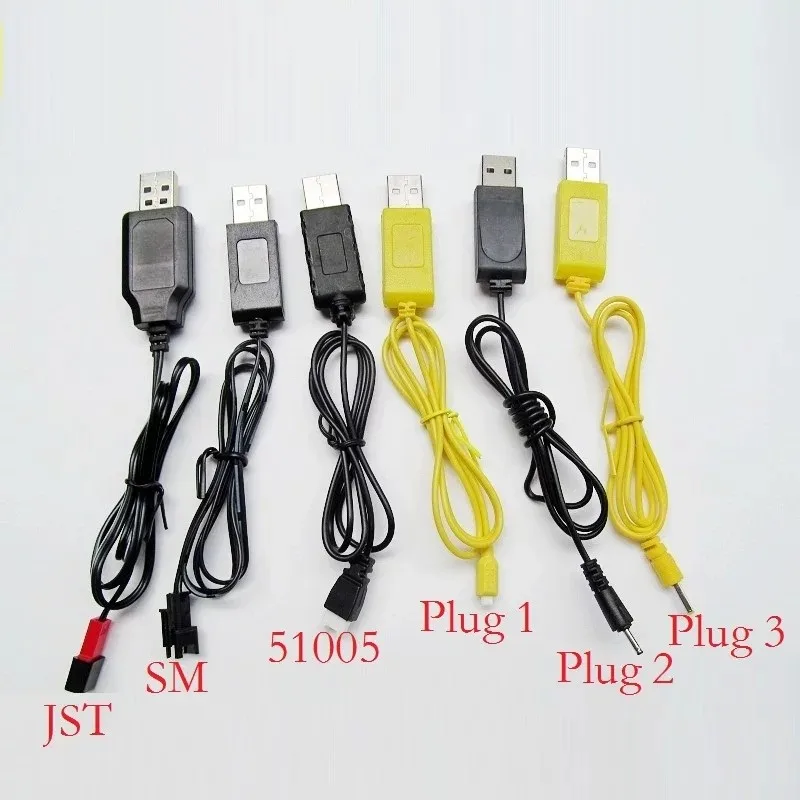 RC Helicopter Syma S107 S105 USB Mini Charger Charging Cable Parts Yellow 